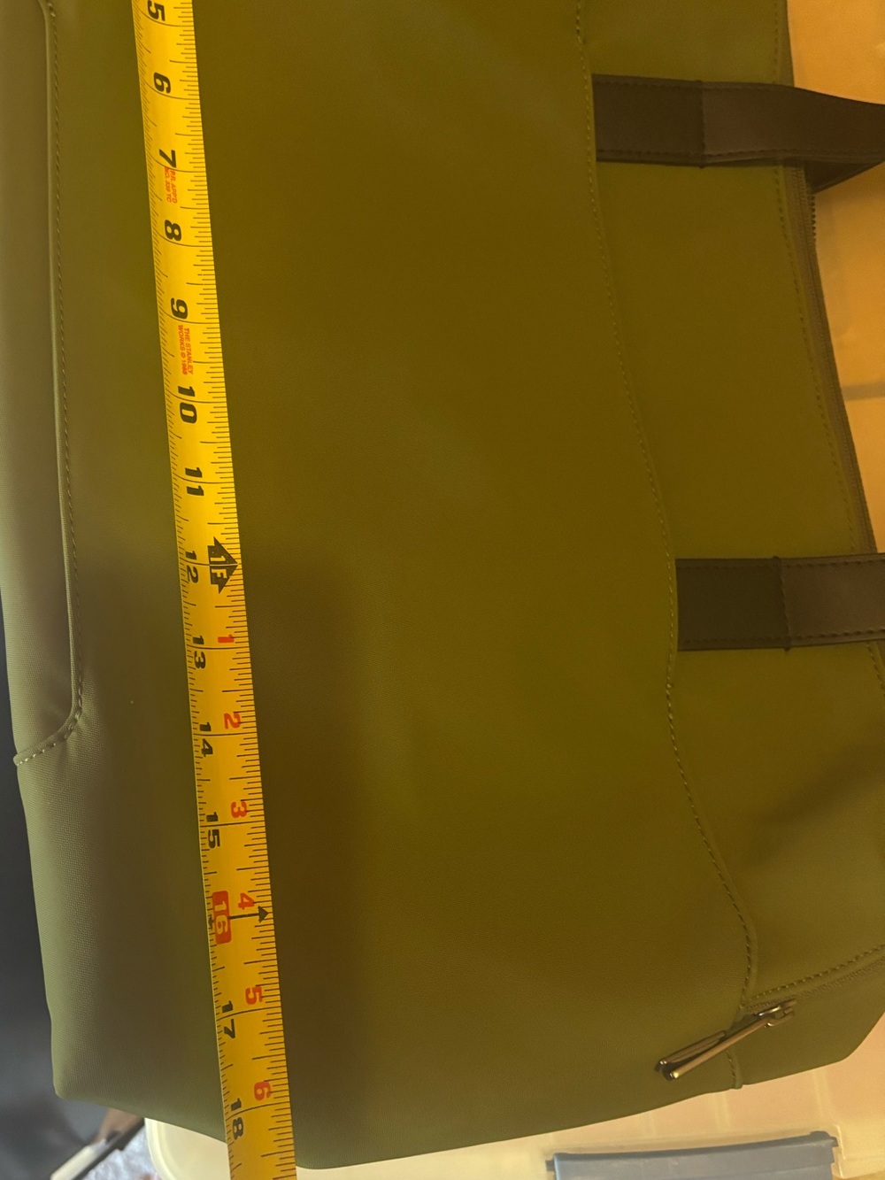 NWOT Away The Overnight Bag in Olive Green - Picture 8 of 11